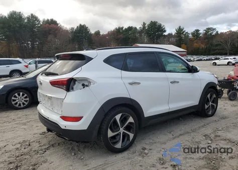 2016 Hyundai Tucson Limited from USA, damaged, VIN KM8J3CA21GU130672